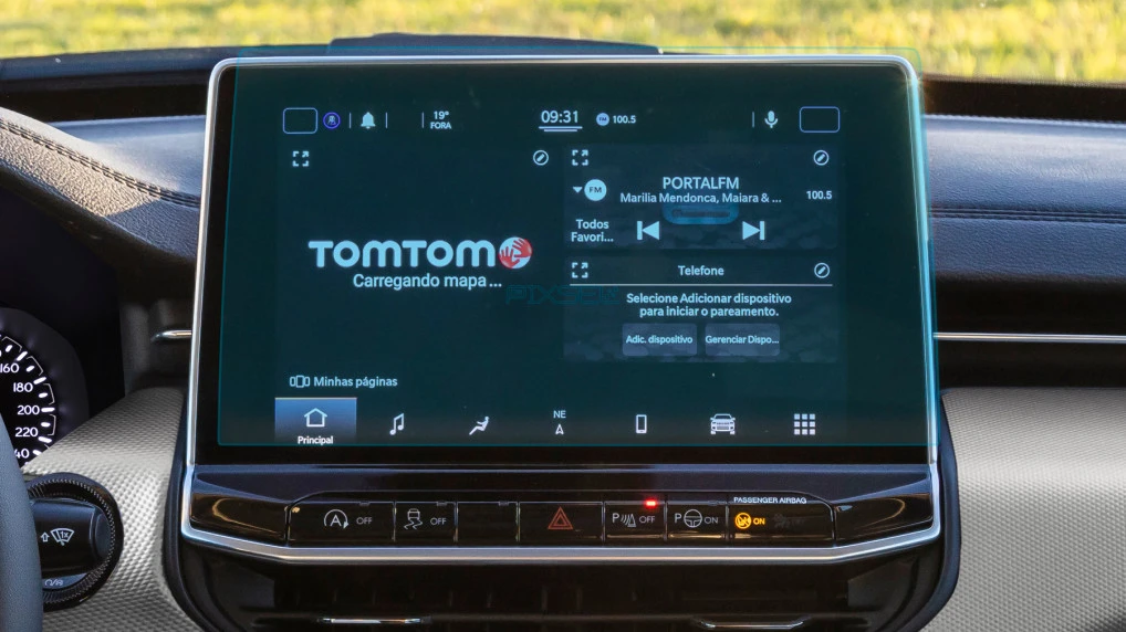 Захисне скло Pixsel на монітор JEEP COMPASS - 12.5“ 2021 -