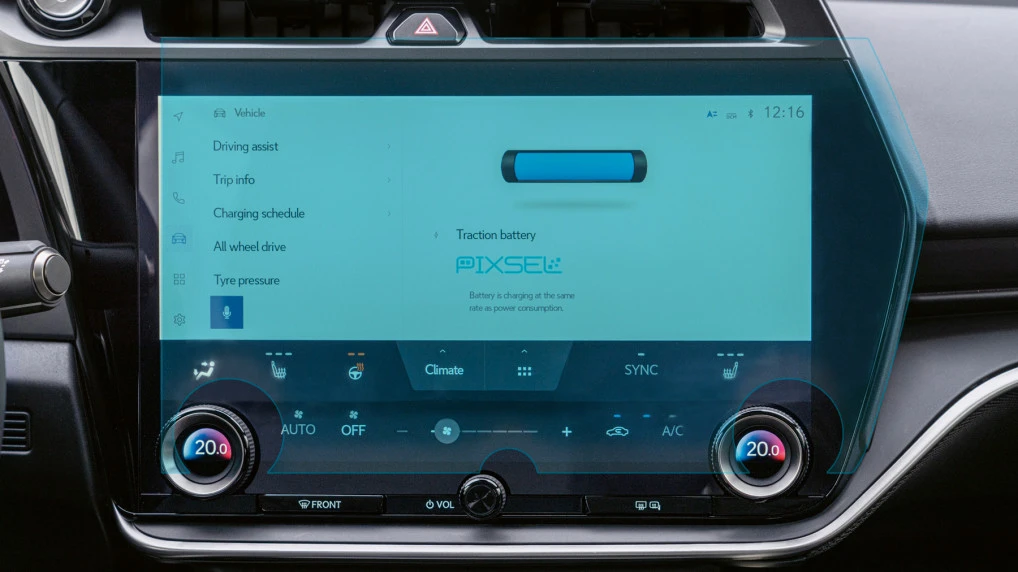 Захисне скло Pixsel на монітор LEXUS RZ - 16.3“ 2023 -