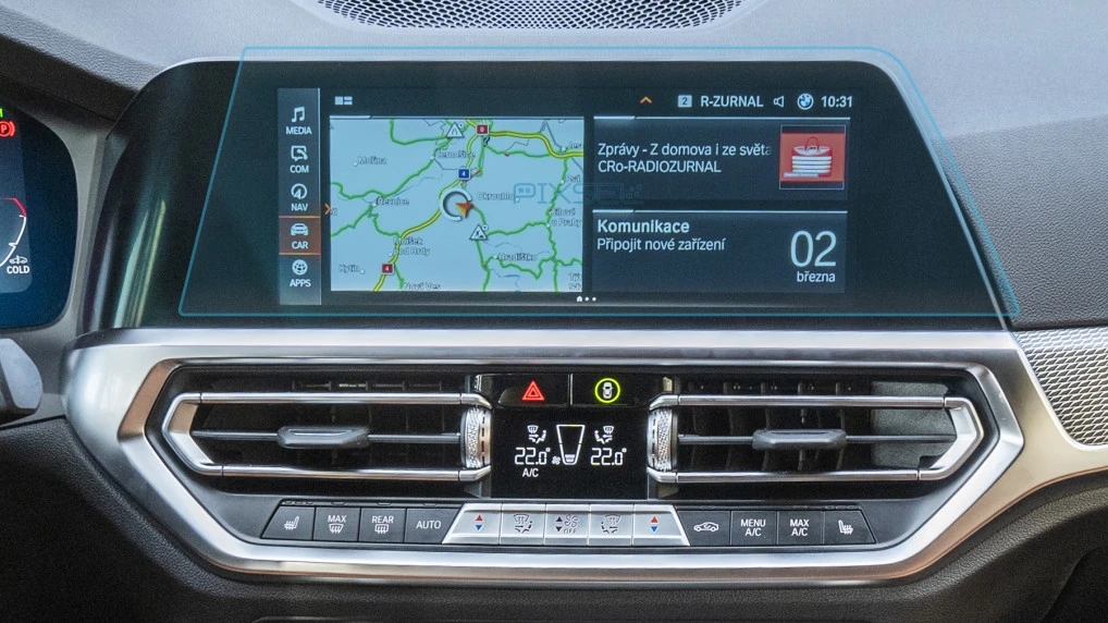 Захисне скло Pixsel на монітор BMW 2 / M2 - 14.2“ 2021 - 2022 (G42, F87, F44)