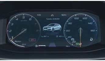 Захисне скло Pixsel на панель приладів CUPRA LEON - 9.9“ 2020 - 2024