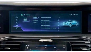 Захисне скло Pixsel на монітор HONGQI E-HS9 - 17.8“ 2020 -