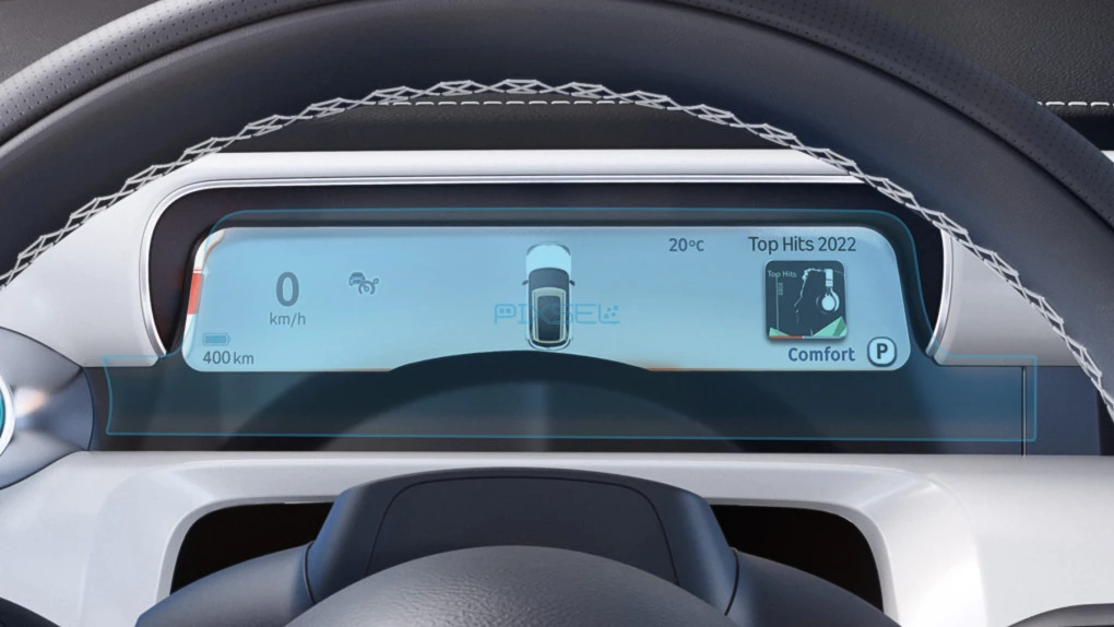 Захисне скло Pixsel на панель приладів SMART #1 - 12“ 2022 -