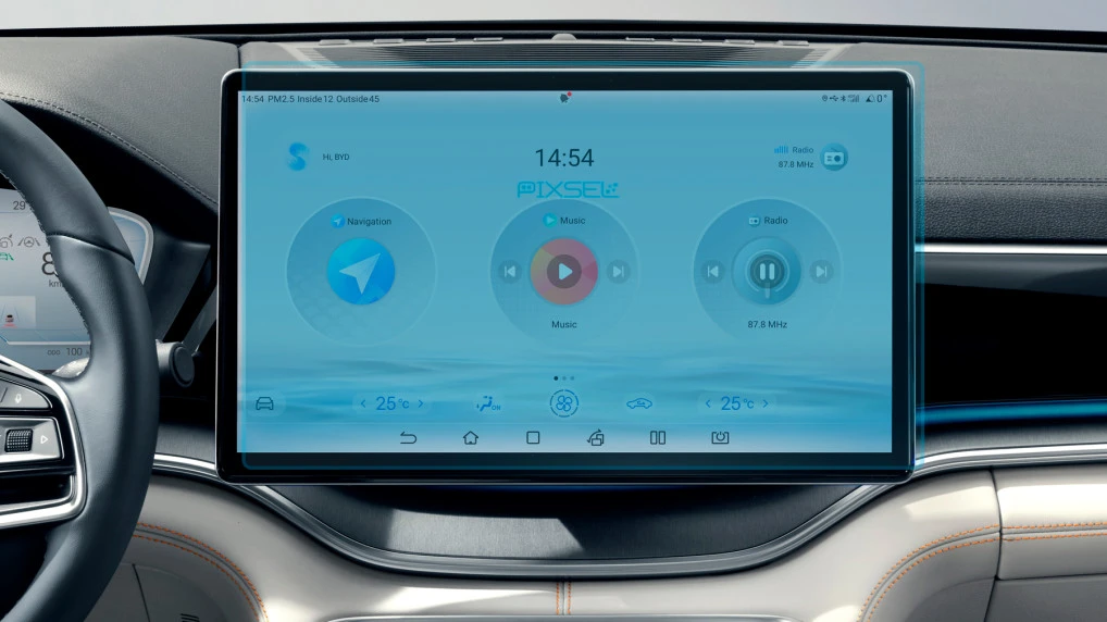 Захисне скло Pixsel на монітор BYD SONG PLUS - 16.2“ 2022 -