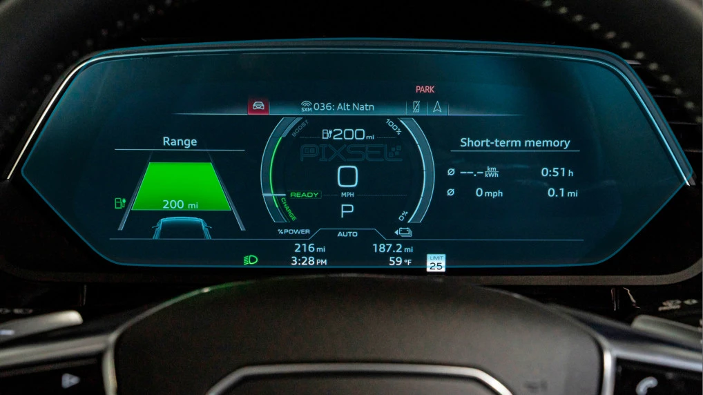 Захисне скло Pixsel на панель приладів AUDI Q8 E-Tron - 14.4“ 2022 - 2025