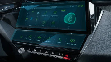 Захисне скло Pixsel на монітор PEUGEOT 408 - 13.3“ 2022 -