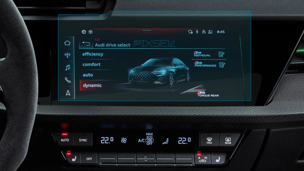 Захисне скло Pixsel на монітор AUDI A3 / S3 / RS3 - 11“ 2020 -