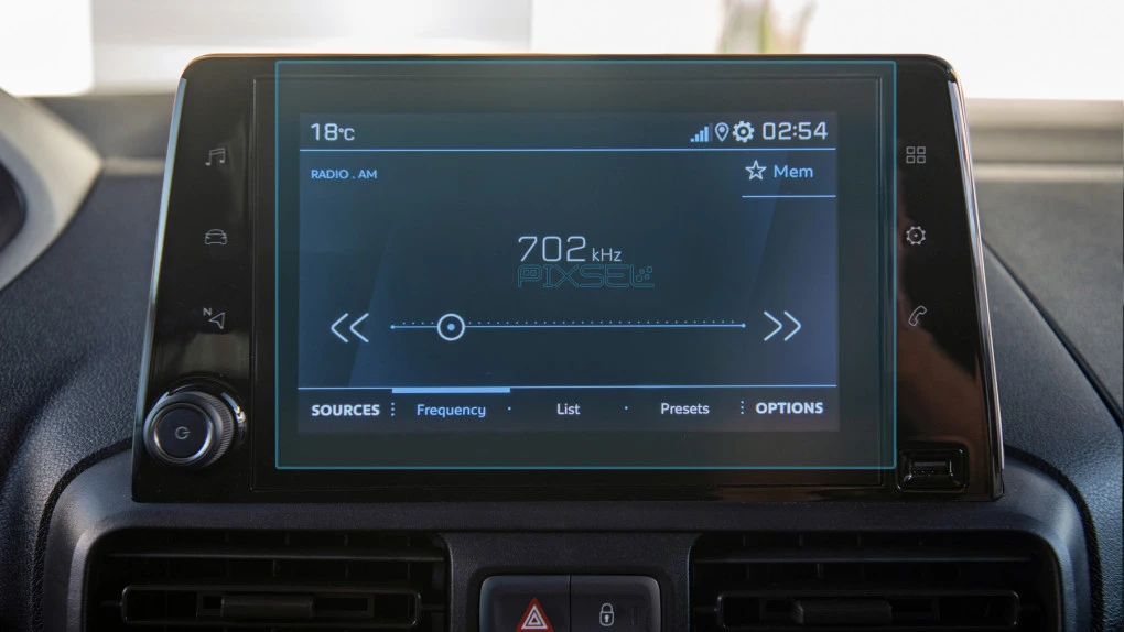 Захисне скло Pixsel на монітор PEUGEOT PARTNER - 9.4“ 2018 - 2024
