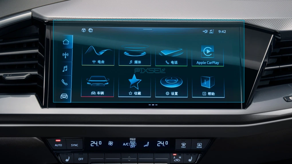 Захисне скло Pixsel на монітор AUDI Q5 E-TRON - 12.4“ 2022 -
