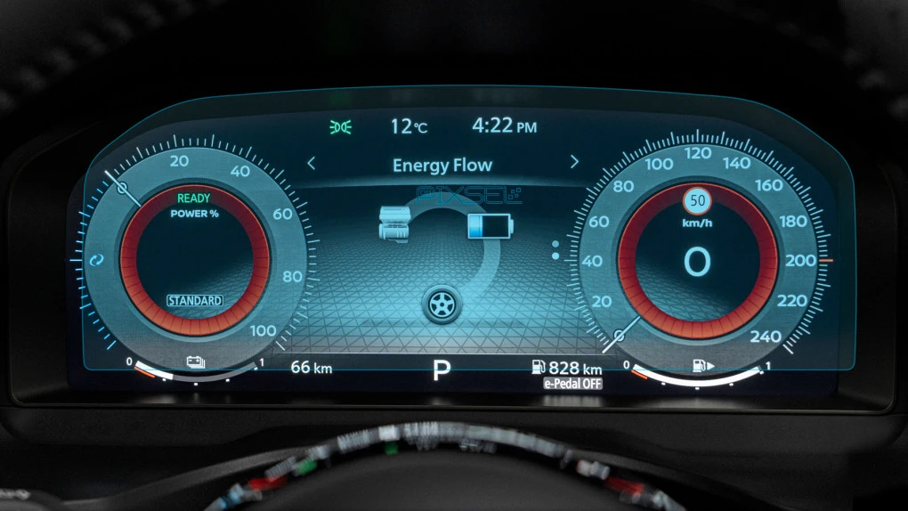 Захисне скло Pixsel на панель приладів NISSAN QASHQAI - 12.1“ 2021 - 2023