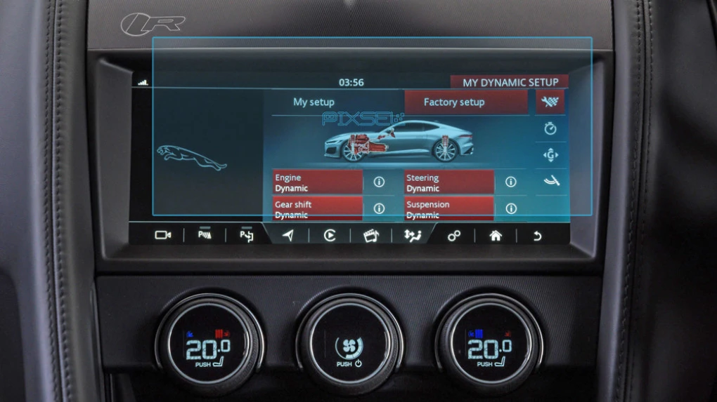 Захисне скло Pixsel на монітор JAGUAR F-TYPE - 9.8“ 2020 - 2024