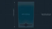Protective glass Pixsel for monitor ROEWE Marvel R - 19.6“ 2021 -