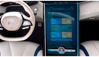 Захисне скло Pixsel на монітор ROEWE Marvel R - 19.6“ 2021 -