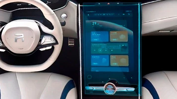 Захисне скло Pixsel на монітор ROEWE Marvel R - 19.6“ 2021 -