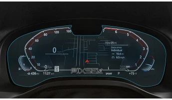 Ochronne szkło Pixsel na  deskę rozdzielczą z kamerą BMW X3 - 14.3“ 2022 - 2024 (G01)