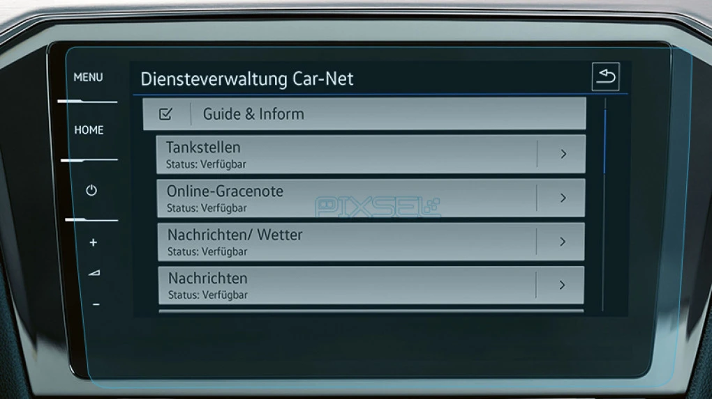 Захисне скло Pixsel на монітор VOLKSWAGEN ARTEON - 11.4“ 2017 - 2020