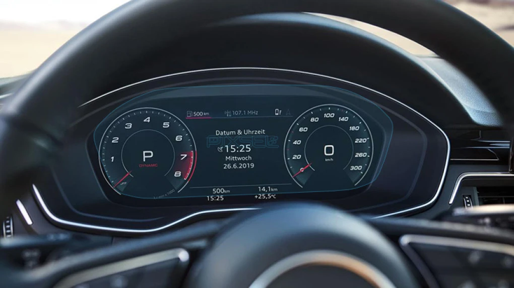 Ochronne szkło Pixsel na deskę rozdzielczą AUDI A4 / S4 / RS4 - 12“ 2021 -