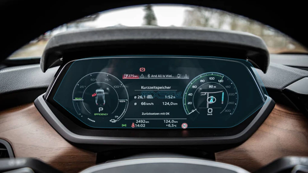 Захисне скло Pixsel на панель приладів AUDI E-TRON GT - 14.4“ 2021 - 2024