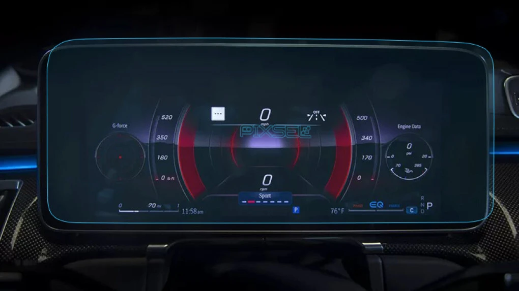 Захисне скло Pixsel на панель приладів MERCEDES BENZ S-CLASS - 15.4“ 2020 -