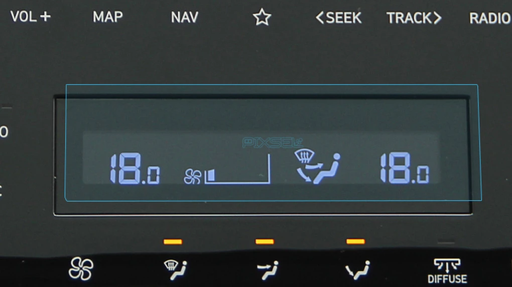 Захисне скло Pixsel на клімат HYUNDAI TUCSON - 4.9“ 2020 - 2023