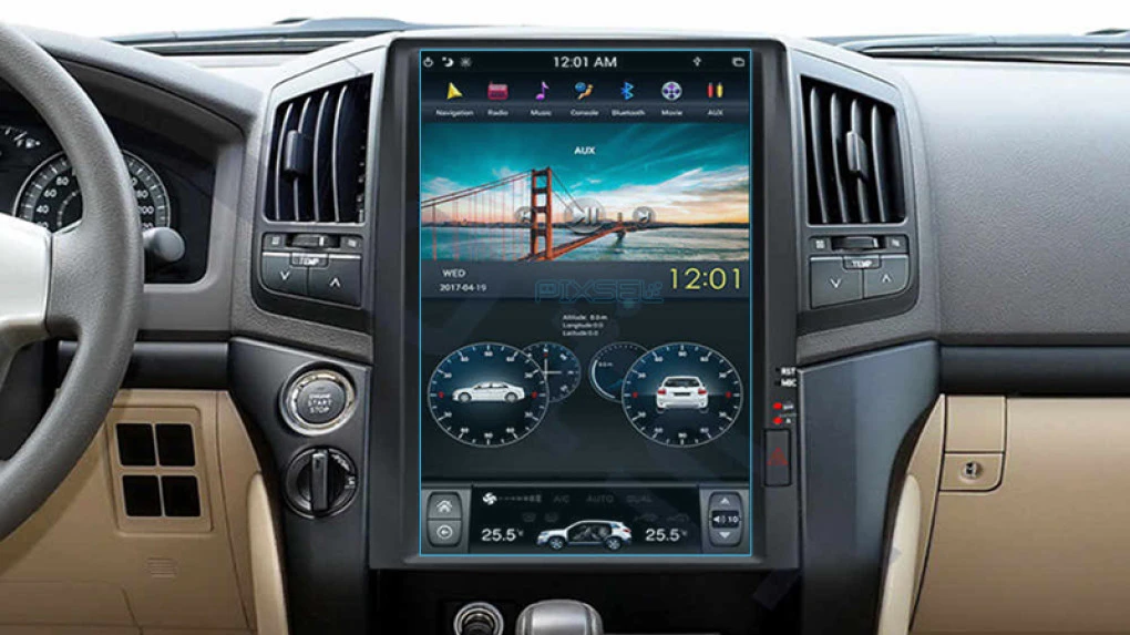 Захисне скло Pixsel на монітор TOYOTA LAND CRUISER 200 - 15.4“ 2017 - 2021