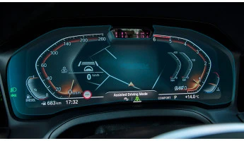 Ochronne szkło Pixsel na  deskę rozdzielczą z kamerą BMW 3 / M3 - 14“ 2019 - 2022 (G20, G21, G80)
