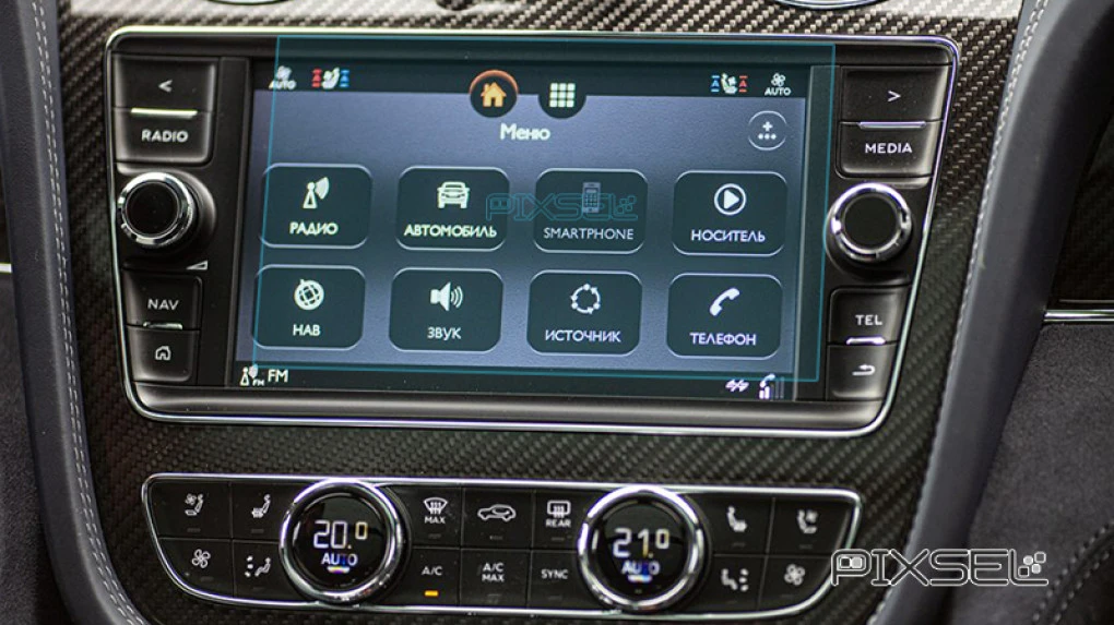 Захисне скло Pixsel на монітор BENTLEY BENTAYGA - 7.9“ 2016 - 2020