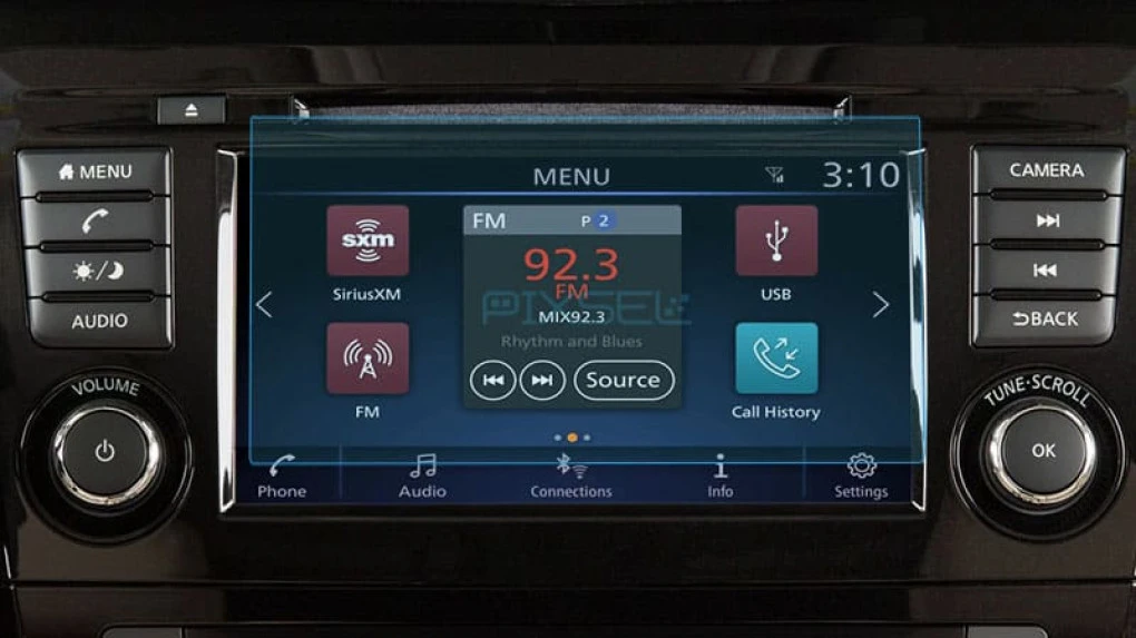 Захисне скло Pixsel на монітор NISSAN ROGUE SPORT - 6.8“ 2019 - 2023