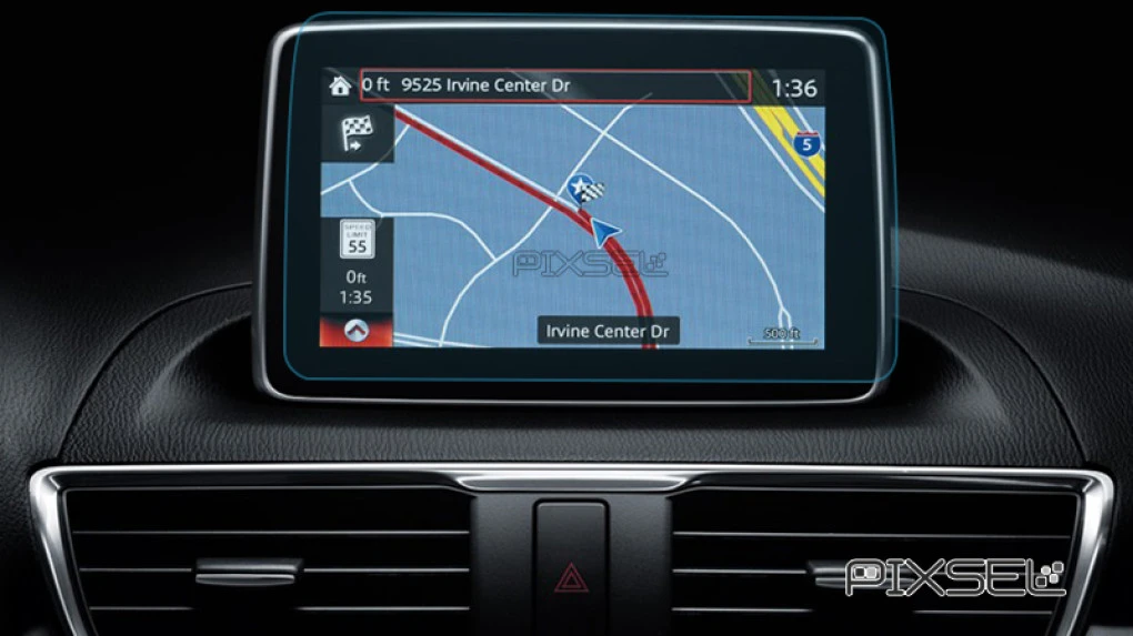 Захисне скло Pixsel на монітор MAZDA 3 - 8.4“ 2013 - 2015