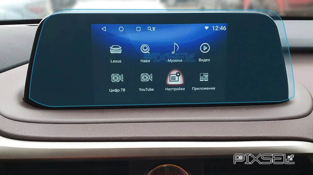 Захисне скло Pixsel на монітор LEXUS RX - 14.3“ 2020 - 2022