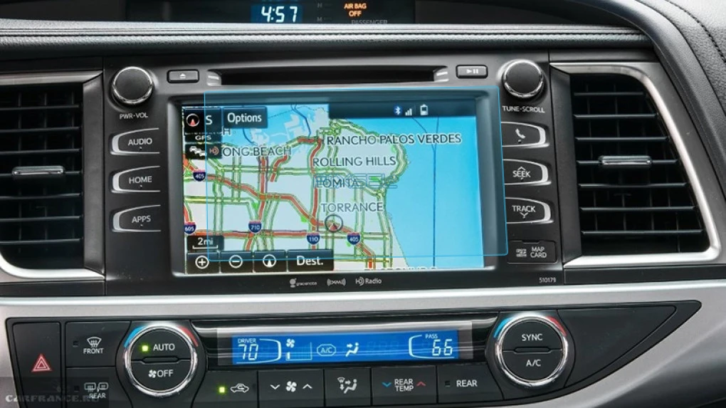 Захисне скло Pixsel на монітор TOYOTA HIGHLANDER - 8“ 2014 - 2016