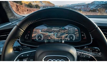 Ochronne szkło Pixsel na deskę rozdzielczą AUDI Q7 / SQ7 / RSQ7 - 12“ 2019 - 2024