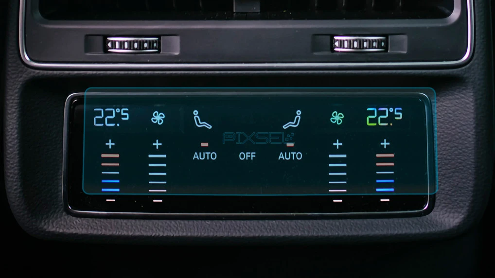Ochronne szkło Pixsel na panel klimatyzacji tylnej AUDI Q7 / SQ7 / RSQ7 - 6.6“ 2019 - 2024