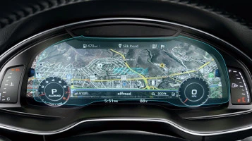 Захисне скло Pixsel на панель приладів AUDI Q7 / SQ7 / RSQ7 - 12“ 2015 - 2018