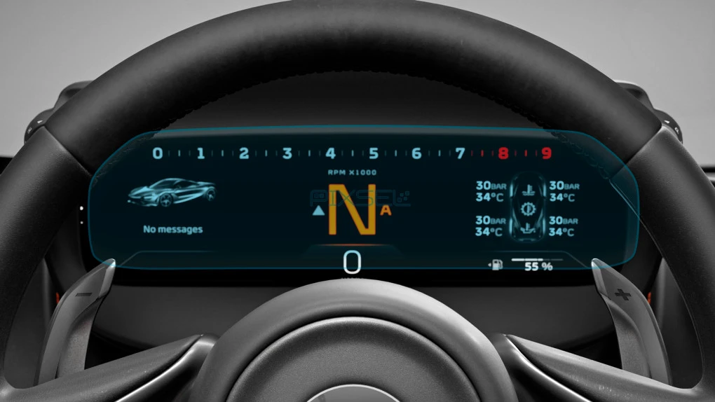 Захисне скло Pixsel на панель приладів MCLAREN 750S - 11.6“ 2023 -