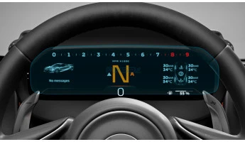 Захисне скло Pixsel на панель приладів MCLAREN 750S - 11.6“ 2023 -