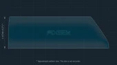 Ochronne szkło Pixsel na monitor CITROEN C5 Aircross - 13.7“ 2022 -