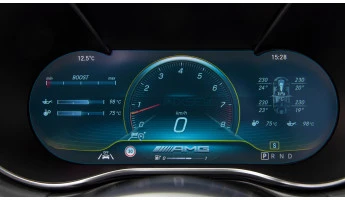 Захисне скло Pixsel на панель приладів MERCEDES BENZ AMG GT 2 DOORS - 12.1“ 2019 - 2022