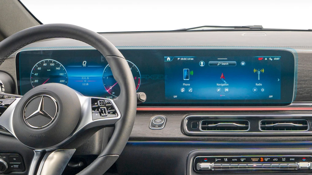 Захисне скло Pixsel на панель приладів MERCEDES BENZ V-CLASS - 28.5“ 2024 -