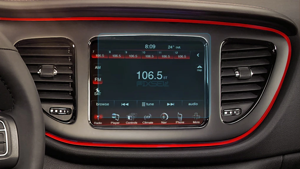 Захисне скло Pixsel на монітор DODGE DART - 8.2“ 2013 - 2016