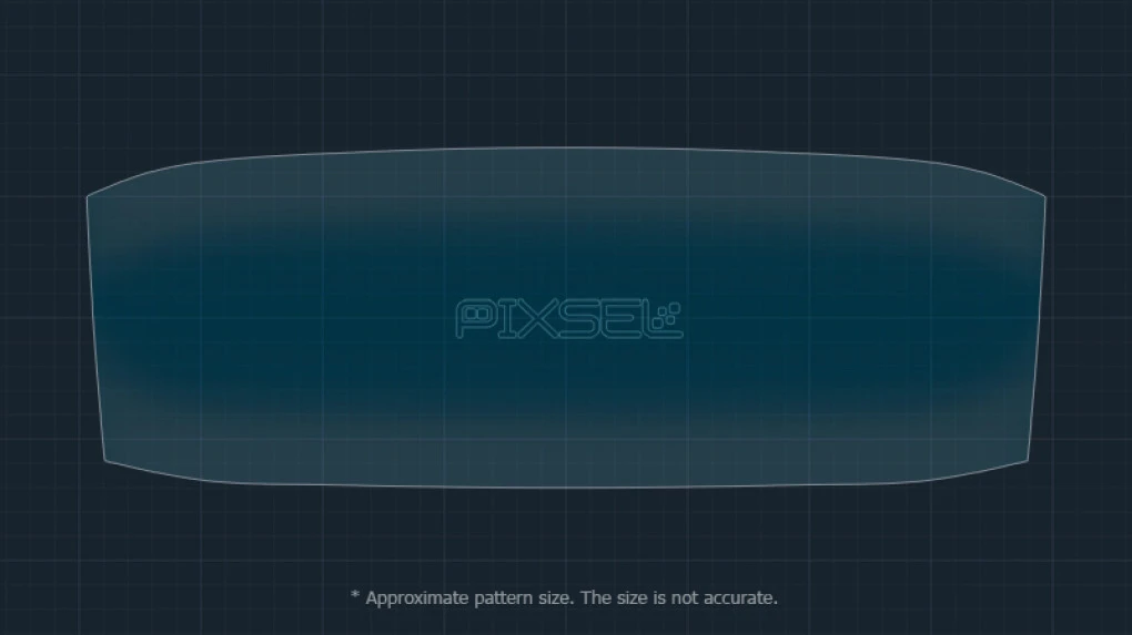 Ochronne szkło Pixsel na deskę rozdzielczą PEUGEOT RIFTER - 10“ 2024 --2