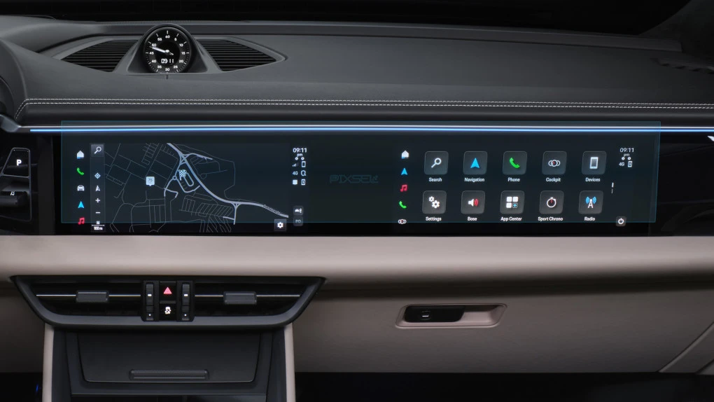 Ochronne szkło Pixsel na monitor PORSCHE MACAN ELECTRIC - 26“ 2024 -