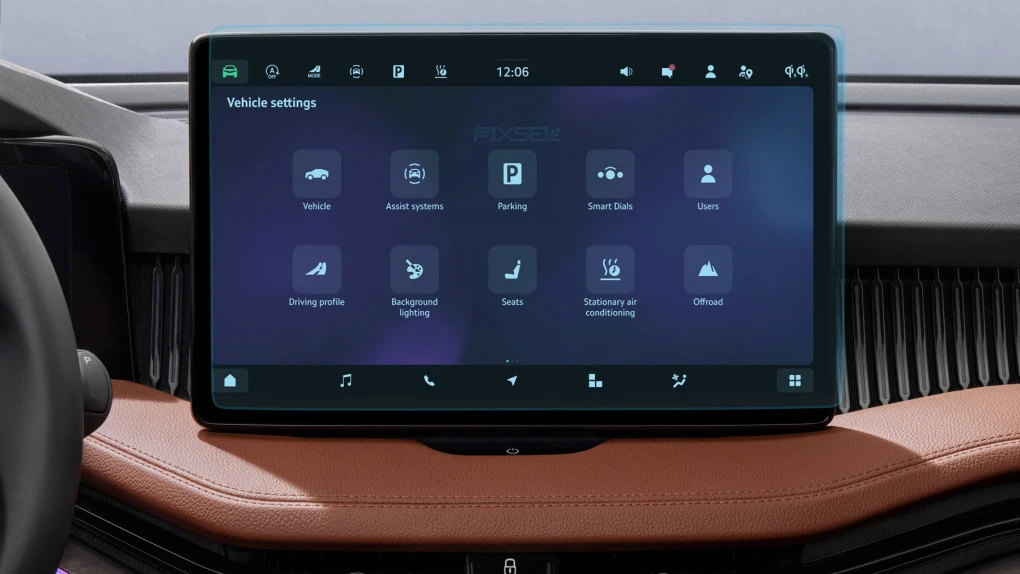 Захисне скло Pixsel на монітор SKODA SUPERB - 13.8“ 2024 -