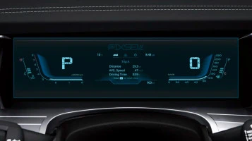 Захисне скло Pixsel на панель приладів KGM TORRES - 13.4“ 2023 -