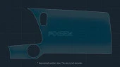 Ochronne szkło Pixsel na monitor CHEVROLET CORVETTE - 15.8“ 2019 - (C8)