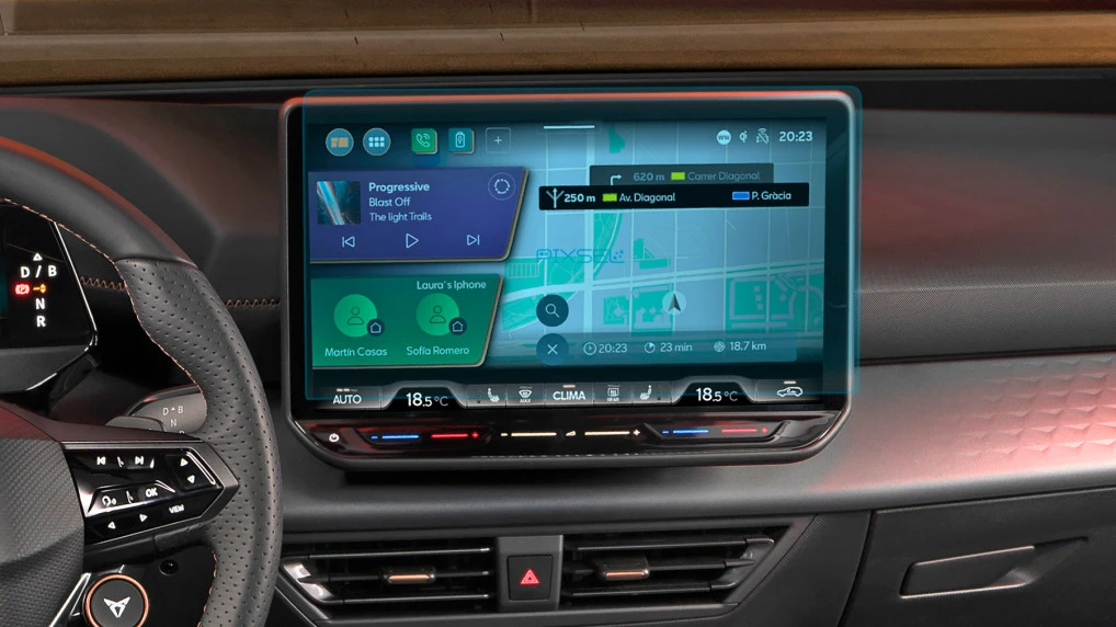 Захисне скло Pixsel на монітор CUPRA BORN - 14“ 2024 -