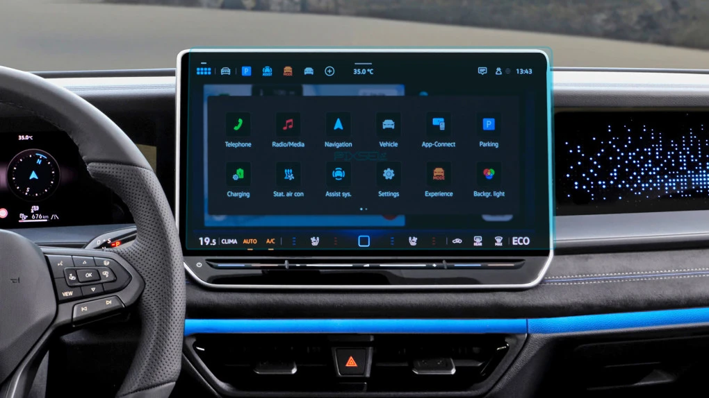 Захисне скло Pixsel на монітор VOLKSWAGEN TAYRON - 16“ 2025 -