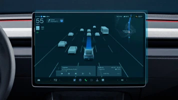 Ochronne szkło Pixsel na monitor TESLA MODEL Y - 16“ 2025 -