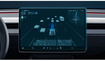 Ochronne szkło Pixsel na monitor TESLA MODEL Y - 16“ 2025 -