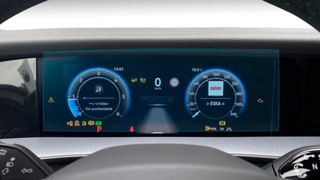 Захисне скло Pixsel на панель приладів VOLKSWAGEN TAYRON - 12.8“ 2025 -