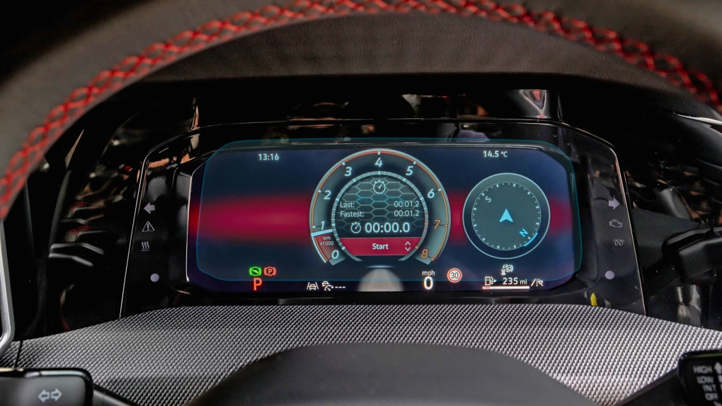 Захисне скло Pixsel на панель приладів VOLKSWAGEN GOLF - 10“ 2024 -